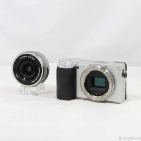 〔中古品〕 α6400 ILCE-6400L パワーズームレンズキット シルバー【258】