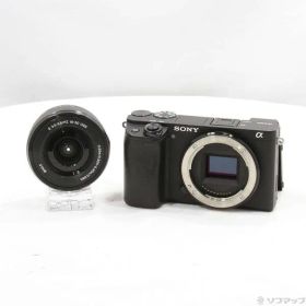 〔中古品〕 α6400 ILCE-6400L パワーズームレンズキット ブラック【295】