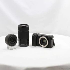 〔中古品〕 α6400 ILCE-6400Y ダブルズームレンズキット ブラック【305】