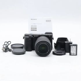 【ショット数9,634】SONY α6400 高倍率ズームレンズキット SEL18135搭載 APS-C ミラーレス一眼 ブラック ILCE-6400M【中古】
