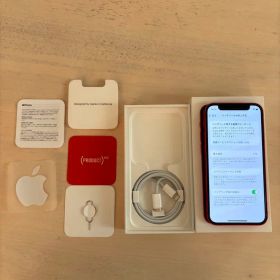 Apple iPhone 12 mini レッド SIM フリー 修理歴ナシ！