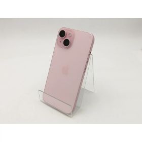 【中古】Apple au 【SIMフリー】 iPhone 15 128GB ピンク MTMJ3J/A【ECセンター】保証期間1ヶ月【ランクB】