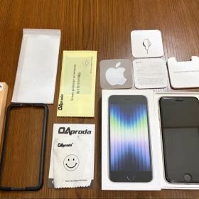 iPhone SE3 スターライト 64GB iFaceミー 未使用フィルム付