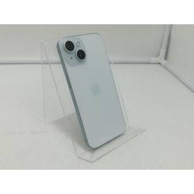 【中古】【赤ロム保証あり】Apple au 【SIMフリー】 iPhone 15 128GB ブルー MTML3J/A【札幌】保証期間１ヶ月【ランクB】