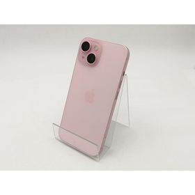 【中古】Apple au 【SIMフリー】 iPhone 15 128GB ピンク MTMJ3J/A【ECセンター】保証期間１ヶ月【ランクB】
