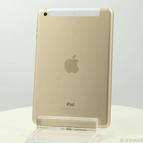 〔中古〕Apple(アップル) iPad mini 3 16GB ゴールド MGYR2J／A docomo〔262-ud〕