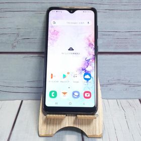 au Galaxy A20 SCV46 Black 本体 白ロム SIMロック解除済み SIMフリー C759210