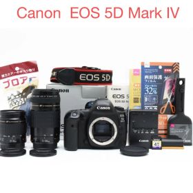一眼レフカメラCanon EOS 5D Mark IV標準&望遠レンズセット☆