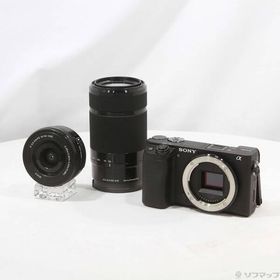 〔中古〕SONY(ソニー) α6400 ILCE-6400Y ダブルズームレンズキット ブラック〔262-ud〕