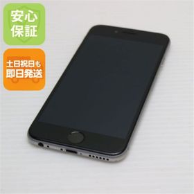 アイフォーン(iPhone)の超美品 DoCoMo iPhone6 16GB スペースグレイ M222(スマートフォン本体)