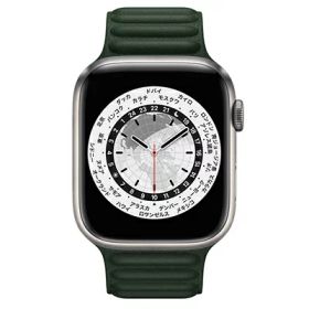Apple Apple Watch Edition Series7 45mm GPS+Cellularモデル ML8Y3J/A+ML803FE/A A2478【チタニウムケース/セコイアグリーンレザーリンク】 [中古] 【当社3ヶ月間保証】 イオシス
