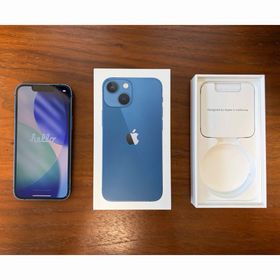 アップル(Apple)のアップル iPhone13 mini 128GB ブルー SIMフリー(スマートフォン本体)