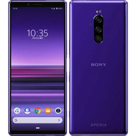 【中古】【安心保証】 Xperia 1 802SO[64GB] SoftBank パープル