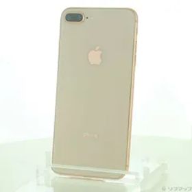 〔中古品〕 iPhone8 Plus 64GB ゴールド MQ9M2J／A SIMフリー【377】