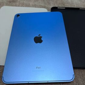Apple iPad 本体 ブルー カバー付き MQ6K3J/A au