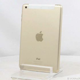 【中古】Apple(アップル) iPad mini 3 16GB ゴールド MGYR2J／A au 【377-ud】