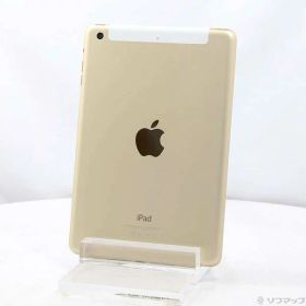 【中古】Apple(アップル) iPad mini 3 16GB ゴールド MGYR2J／A docomo 【349-ud】