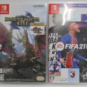 【中古品】FIFA 21 レガシーエディション&モンスターハンターライズ