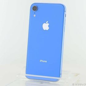 〔中古〕Apple(アップル) iPhoneXR 64GB ブルー MT0E2J／A SoftBank〔247-ud〕