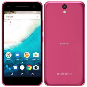 SIMフリー Android One S1 ピンク 16GB