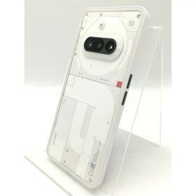 【中古】NOTHING 国内版 【SIMフリー】 Nothing Phone (3a) ホワイト 12GB 256GB【秋葉4号】保証期間1ヶ月【ランクA】