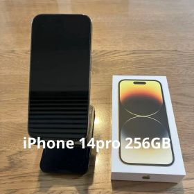 iPhone14 Pro 256GB ゴールド 背面割れ