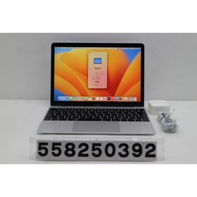 ノートパソコン Apple MacBook Retina 12in 2017 A1534 シルバー Core m3 7Y32 1.2GHz/8GB/256GB/12W/WQXGA(2304x1440) 画面キズあり
