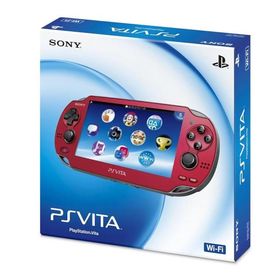 【整備済み品】 PlayStationVita Wi-Fiモデル コズミック・レッド (PCH-1000 ZA03) バッテリー交換済み 【メーカー生産終了】 [video game]