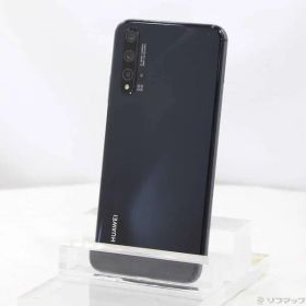 〔中古品〕 HUAWEI nova 5T 128GB ブラック NOVA5TBLACK SIMフリー【377】