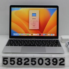 Apple MacBook Retina 12in 2017 A1534 シルバー Core m3 7Y32 1.2GHz/8GB/256GB/12W/WQXGA(2304x1440) 画面キズあり【中古】【20260107】