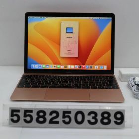 Apple MacBook Retina 12in 2017 A1534 ローズゴールド Core m3 7Y32 1.2GHz/8GB/256GB/12W/WQXGA(2304x1440) 画面キズあり【中古】【20260107】