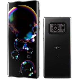 【整備済み品】 SHARP AQUOS R6 docomo SIMフリー スマートフォン 5G SH-51B ブラック