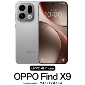 OPPO(オッポ) OPPO Find X9(16GB/ 512GB) - チタニウムグレー(SIMフリー版) CPH2797GY 返品種別A