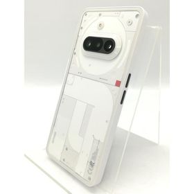 【中古】NOTHING 国内版 【SIMフリー】 Nothing Phone (3a) ホワイト 12GB 256GB【秋葉4号】保証期間１ヶ月【ランクA】