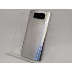 【中古】ASUS 国内版 【SIMフリー】 Zenfone 8 Flip グレイシアシルバー 8GB 256GB ZS672KS-SL256S8【DS秋葉】保証期間１ヶ月【ランクB】