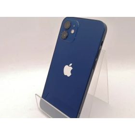 【中古】Apple docomo 【SIMロック解除済み】 iPhone 12 256GB ブルー MGJ33J/A【神保町】保証期間1ヶ月【ランクC】