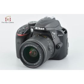 【中古】Nikon ニコン D3400 18-55 VR レンズキット ブラック