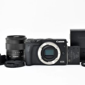 【返品保証】★良品★ Canon キヤノン EOS M3 EF-M18-55mm IS STM レンズキット ミラーレス一眼カメラ #04251215