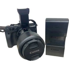 キヤノン Canon ミラーレス一眼カメラ EOS M3 レンズキット(レンズセット) EF-M55-200mm F4.5-6.3 IS STM ブラック 動作確認済 【中古】 12512K395