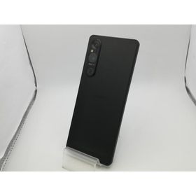 【中古】SONY au 【SIMフリー】 Xperia 1 V ブラック 12GB 256GB SOG10【DS秋葉】保証期間１ヶ月【ランクC】