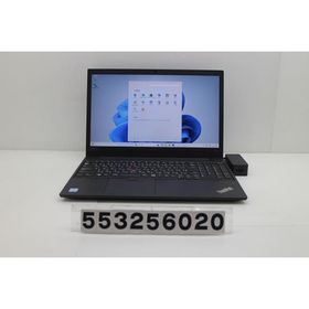 ノートパソコン Lenovo ThinkPad E590 Core i3 8145U 2.1GHz/8GB/256GB(SSD)/15.6W/FHD(1920x1080)/Win11