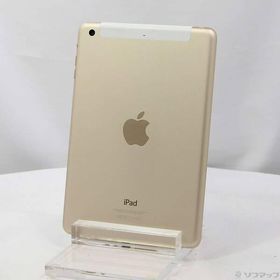 〔中古〕Apple(アップル) iPad mini 3 16GB ゴールド MGYR2J／A docomo〔258-ud〕
