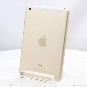 〔中古〕Apple(アップル) iPad mini 3 16GB ゴールド MGYR2J／A docomo〔262-ud〕