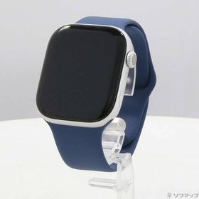 〔中古〕Apple(アップル) 〔展示品〕 Apple Watch Series 10 GPS 46mm シルバーアルミニウムケース デニムスポーツバンド〔344-ud〕