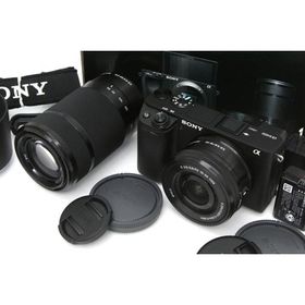 【全額返金保証】極美品｜ソニー α6400 ダブルズームキット（黒）※センサー清掃済 CA01-R3667-2Q5