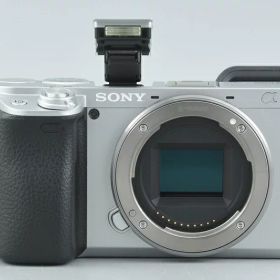 【中古】SONY ソニー α6400 ILCE-6400L シルバー パワーズームレンズキット シャッター回数僅少