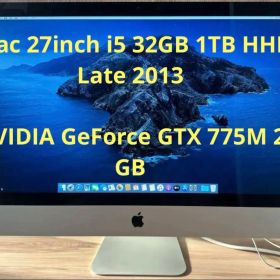 iMac 27inch i5 32GB 1TB HHD