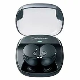 【中古】［非常に良い］audio-technica ATH-CKS50TW2 BK 完全ワイヤレスイヤホン bluetooth マグネティックスイッチ機能 最大約65時間再生 IP55 防水防塵 マルチポイン