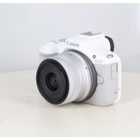 キヤノン(Canon)の【中古】(キヤノン) Canon EOS R50+RF18-45 IS STM ホワイト(レンズ(ズーム))
