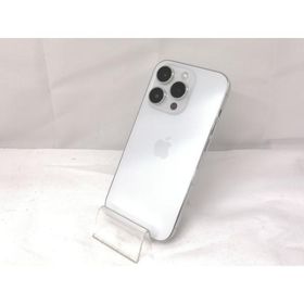 【中古】Apple 国内版 【SIMフリー】 iPhone 14 Pro 128GB シルバー MQ013J/A【秋葉5号】保証期間１ヶ月【ランクC】